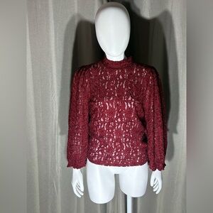 Free People Lace Women's Top - Red